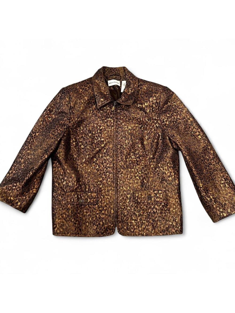Vintage Y2K Snakeskin Print Jacket